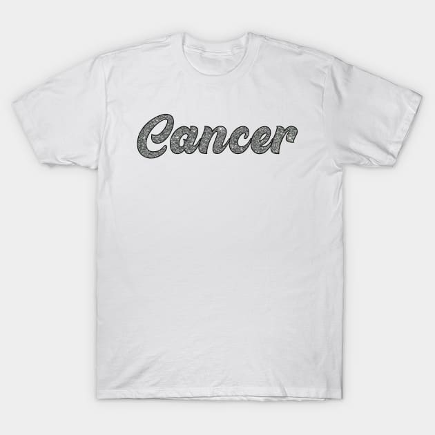 Cancer Glitter T-Shirt by lolsammy910